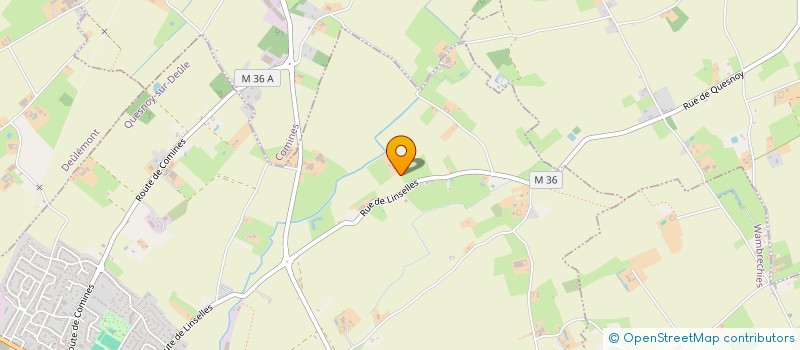 localisation de l'entreprise MUSEALES N0 207  DEULEMONT