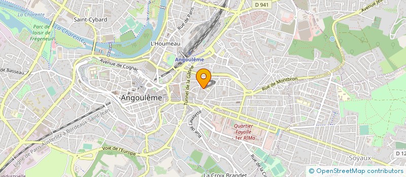 localisation de l'entreprise MUSEE ART KONTEMPORAIN IMAGINAIRE à ANGOULEME