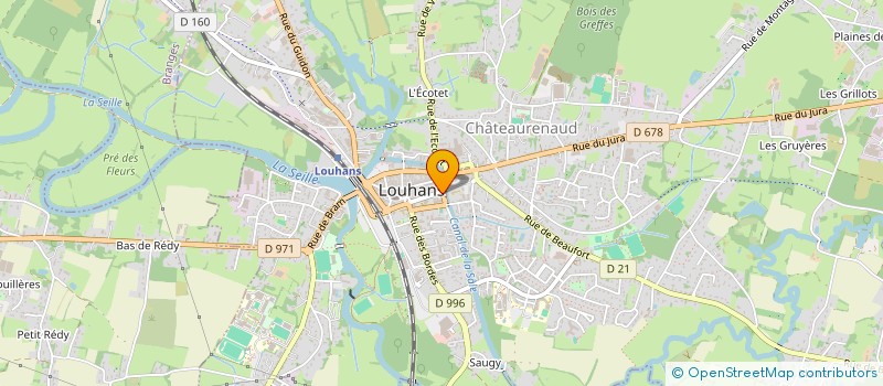 localisation de l'entreprise MUSEE D'HISTOIRE ET DE CULTURE DES SOURDS à LOUHANS