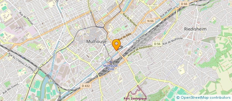 localisation de l'entreprise MUSEE DE L IMPRESS SUR ETOFFES  MULHOUSE