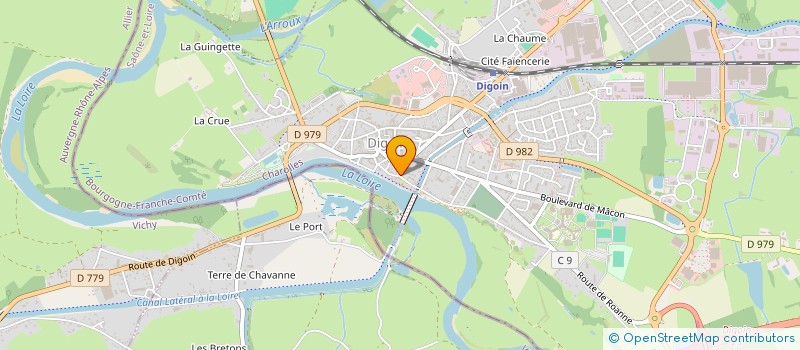 localisation de l'entreprise MUSEE DE LA CERAMIQUE DE DIGOIN à DIGOIN
