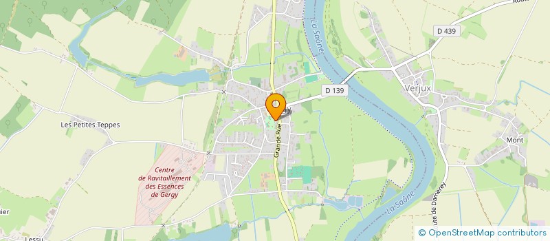 localisation de l'entreprise MUSEE DE LA GRAVURE INDUSTRIELLE DE GERGY  GERGY