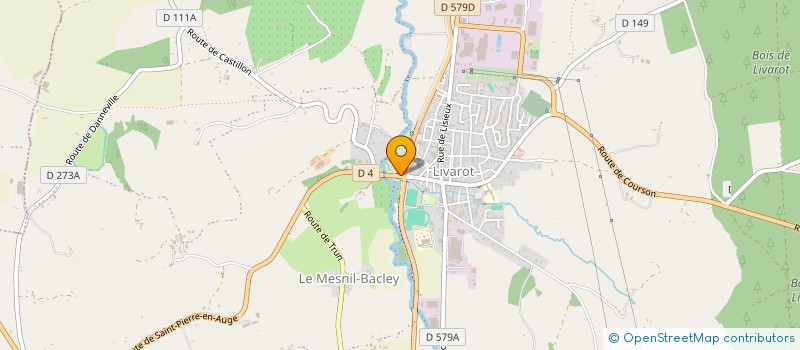 localisation de l'entreprise MUSEE DES ATELIERS DE L ART DU FER à LIVAROT-PAYS-D'AUGE