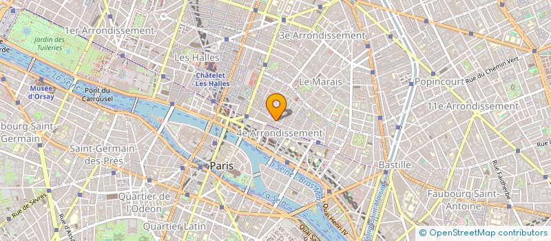 localisation de l'entreprise MUSEE DES VALEURS SENTIMENTALES à PARIS