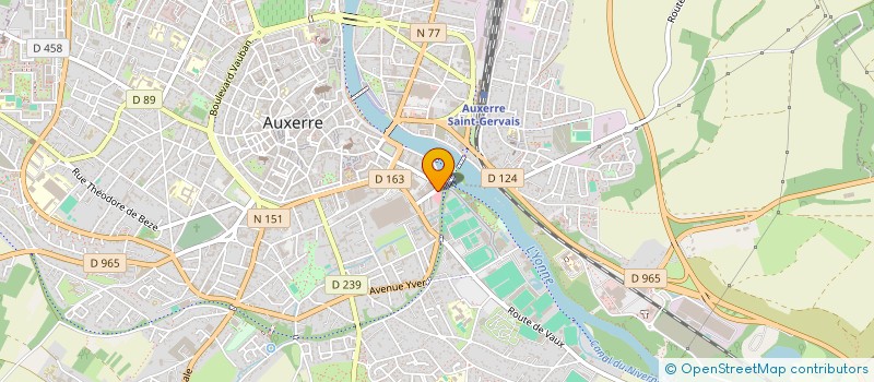 localisation de l'entreprise MUSEE DU LIVRE SCOLAIRE à AUXERRE