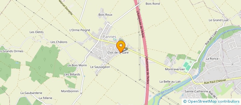 localisation de l'entreprise MUSEE LA MAIN ET L OUTIL à PANNES