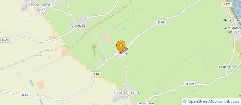 localisation de l'entreprise MUSEE POSTE DE COMMANDEMENT BATTERIES CRISBECQ  SAINT-MARCOUF