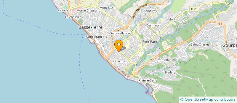 localisation de l'entreprise MUSEE UNIVERSEL DES CHEFS ETATS VIVANTS à BASSE-TERRE