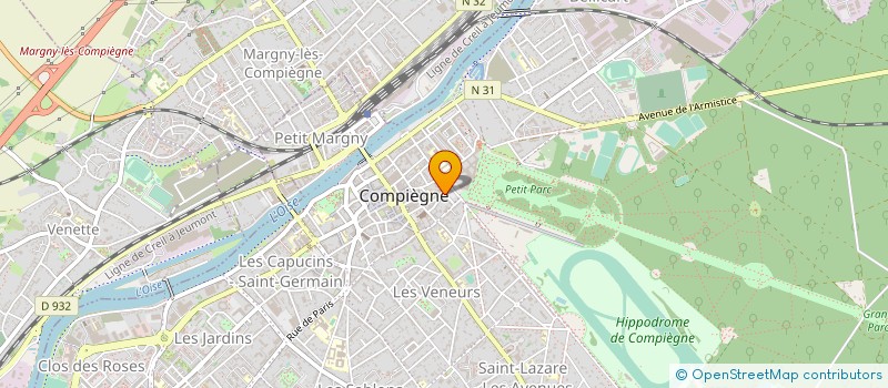 localisation de l'entreprise MUSEES ET DOMAINES DE COMPIEGNE ET BLERANCOURT à COMPIEGNE