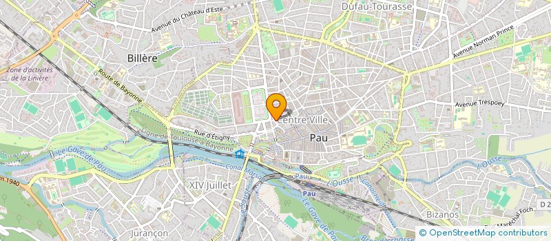 localisation de l'entreprise MUSEOTRACKS à PAU