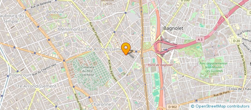 localisation de l'entreprise MUSERIC  PARIS