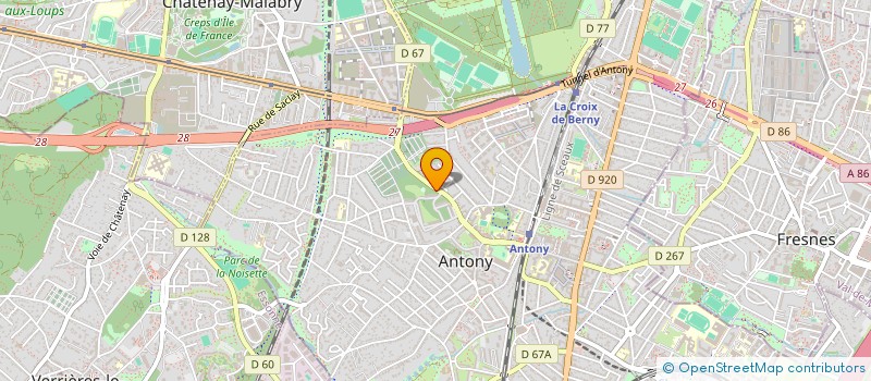 localisation de l'entreprise MUSES EN SCENE à ANTONY