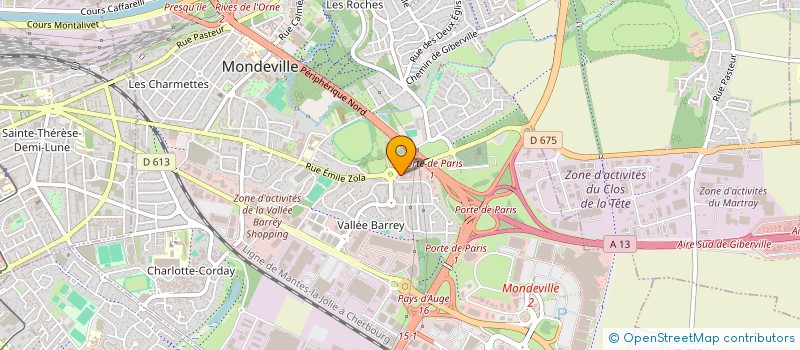 localisation de l'entreprise MUSES EUROPE à MONDEVILLE