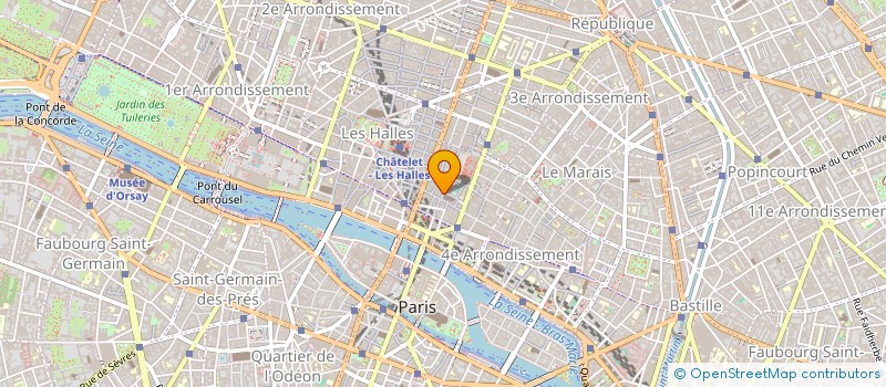 localisation de l'entreprise MUSETTE à PARIS