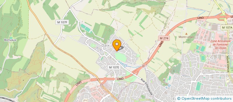 localisation de l'entreprise MUSETTE  DAIX