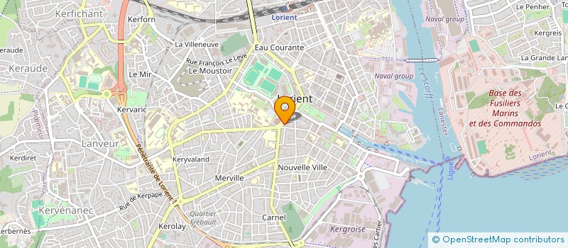 localisation de l'entreprise MUSETTES ET BICYCLETTES  LORIENT