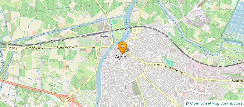 localisation de l'entreprise MUSEUM  AGDE