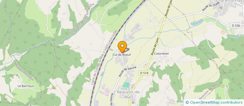 localisation de l'entreprise MUSHIN KARATE CLUB  BEAUVOIR-DE-MARC