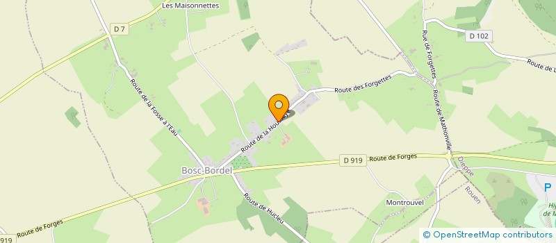 localisation de l'entreprise MUSHING CLUB DU PAYS DE BRAY  BOSC-BORDEL