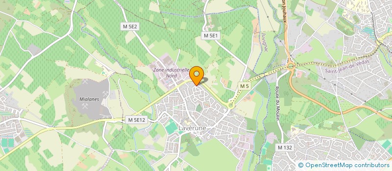 localisation de l'entreprise MUSIC 2000  LAVERUNE