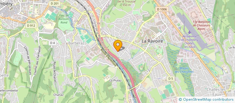 localisation de l'entreprise MUSIC A DOS RE  LA RAVOIRE