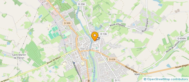 localisation de l'entreprise MUSIC'ALBRET  NERAC