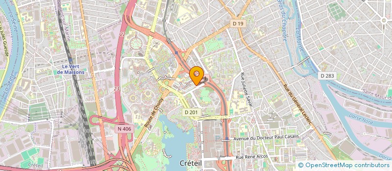 localisation de l'entreprise MUSIC'ALIZE CLUB  CRETEIL