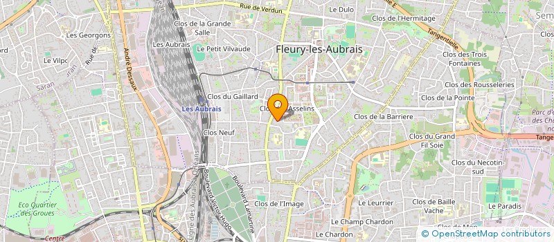 localisation de l'entreprise MUSIC AND LIVE à FLEURY-LES-AUBRAIS