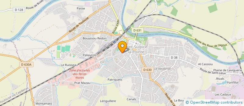 localisation de l'entreprise MUSIC ART STUDIO à SAINT-SULPICE-LA-POINTE