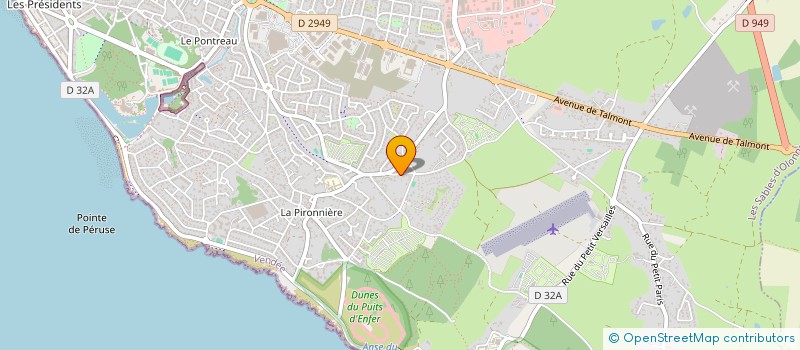 localisation de l'entreprise MUSIC'ARTS ET CULTURES à LES SABLES D'OLONNE