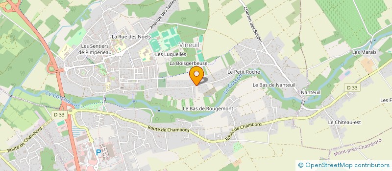 localisation de l'entreprise MUSIC AVENUE à VINEUIL