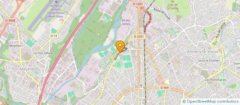 localisation de l'entreprise MUSIC BALLAD'  ANNECY