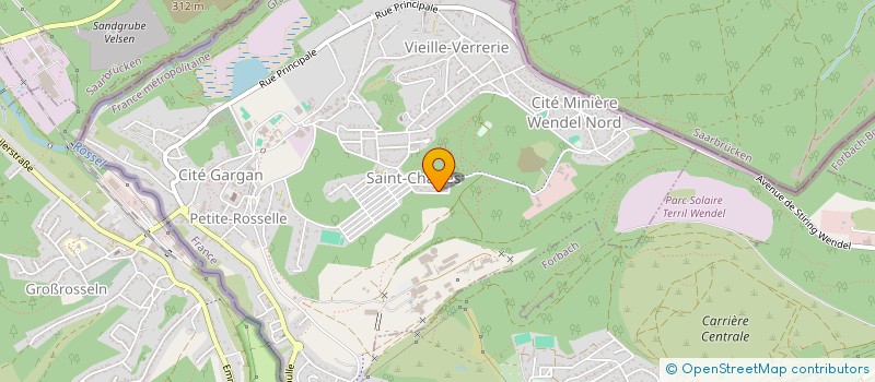 localisation de l'entreprise MUSIC CLUB-AMICIZIA  PETITE-ROSSELLE