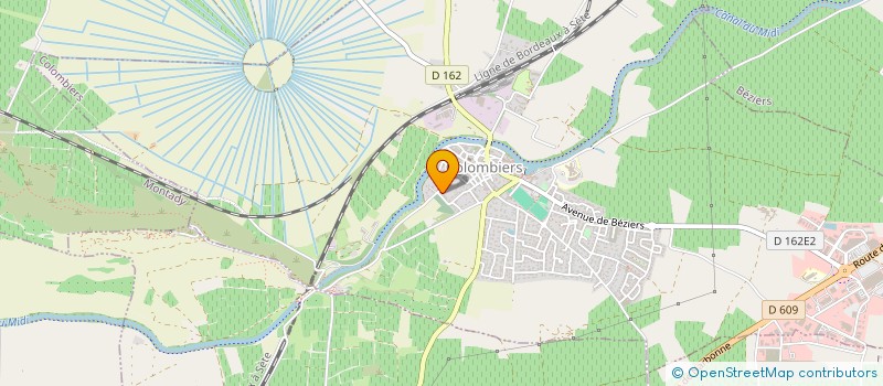 localisation de l'entreprise MUSIC' COL à COLOMBIERS