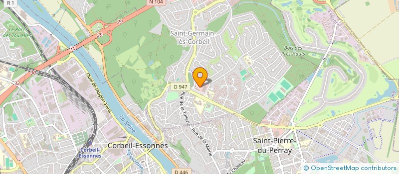 localisation de l'entreprise MUSIC CORNER à SAINT-GERMAIN-LES-CORBEIL