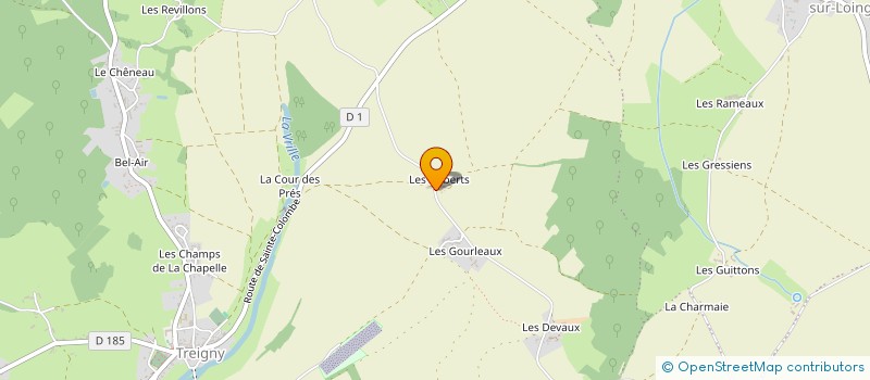 localisation de l'entreprise MUSIC',DANS',LOISIRS à TREIGNY-PERREUSE-SAINTE-COLOMBE