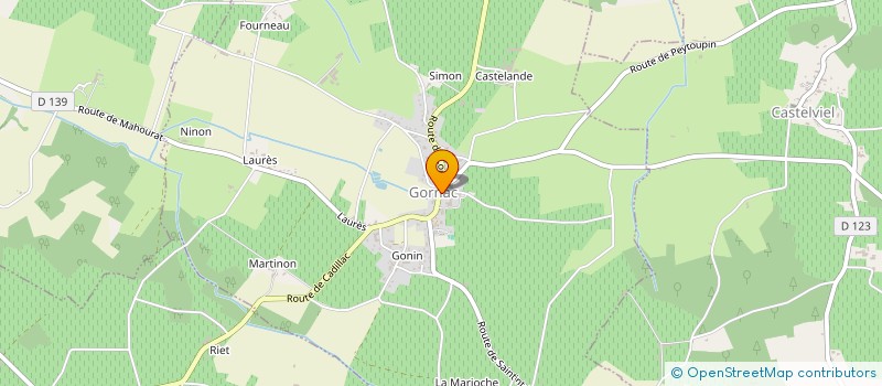 localisation de l'entreprise MUSIC DES VILLAGES  BLASIMON