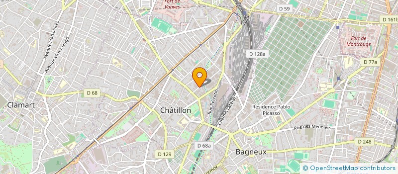 localisation de l'entreprise MUSIC DISPATCH à CHATILLON
