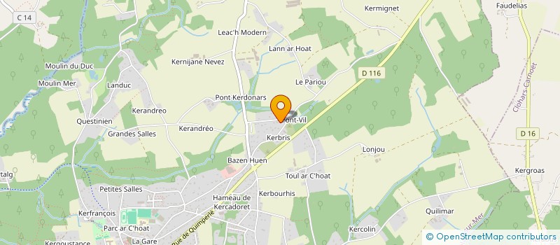 localisation de l'entreprise MUSIC EMOTION  MOELAN-SUR-MER