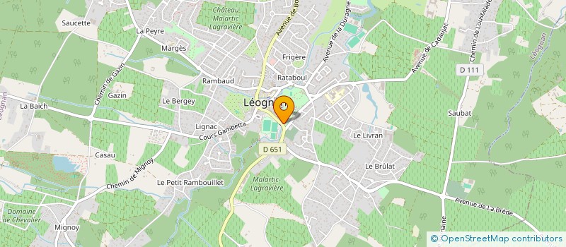 localisation de l'entreprise MUSIC'ENSEMBLE à LEOGNAN