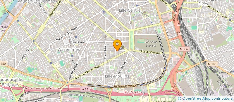 localisation de l'entreprise MUSIC ET CLUB à LILLE