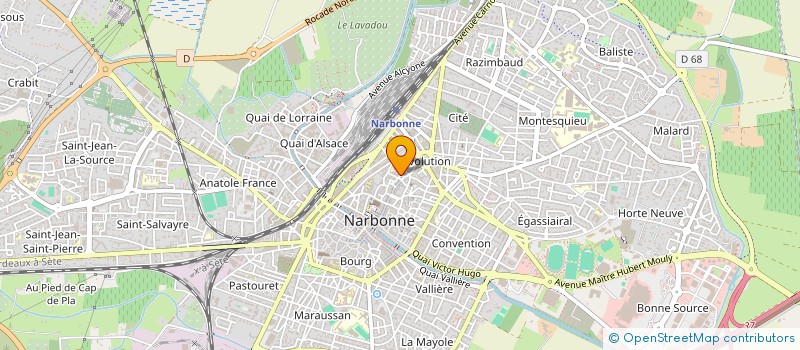 localisation de l'entreprise MUSIC ET LOISIRS à NARBONNE