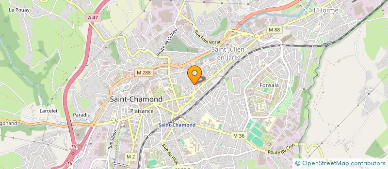 localisation de l'entreprise MUSIC ET SENS à SAINT-CHAMOND