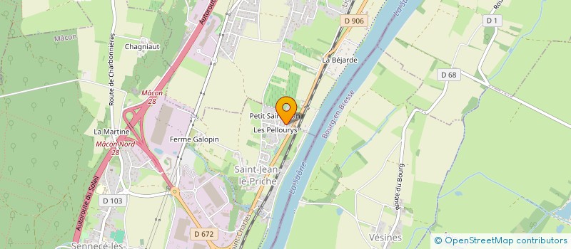 localisation de l'entreprise MUSIC'EVOLUTION à MACON