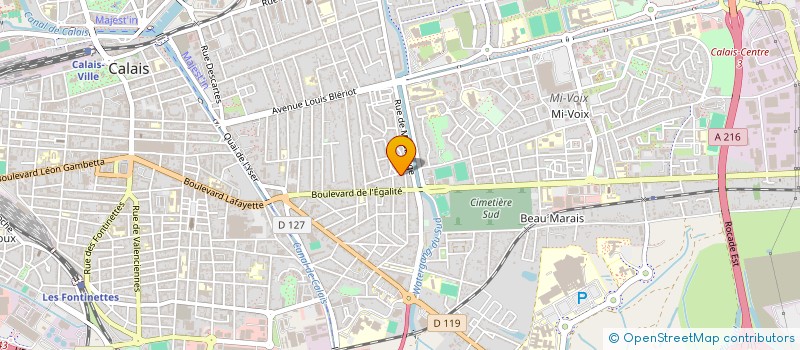 localisation de l'entreprise MUSIC FOR BUDDIES  CALAIS