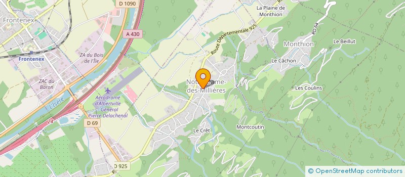 localisation de l'entreprise MUSIC GB&D  NOTRE-DAME-DES-MILLIERES