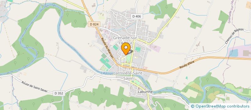 localisation de l'entreprise MUSIC GRENADE IN  GRENADE-SUR-L'ADOUR