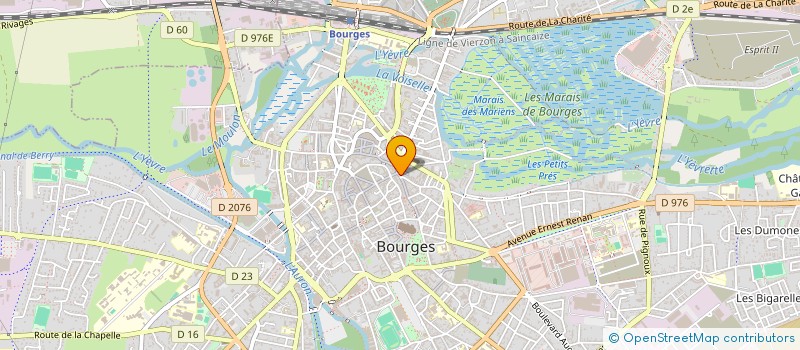 localisation de l'entreprise MUSIC-HALL  BOURGES