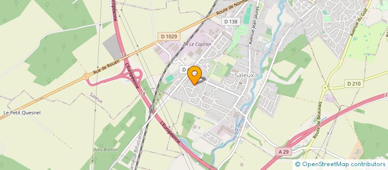 localisation de l'entreprise MUSIC HALL AND DANCE COMPANY  SALEUX