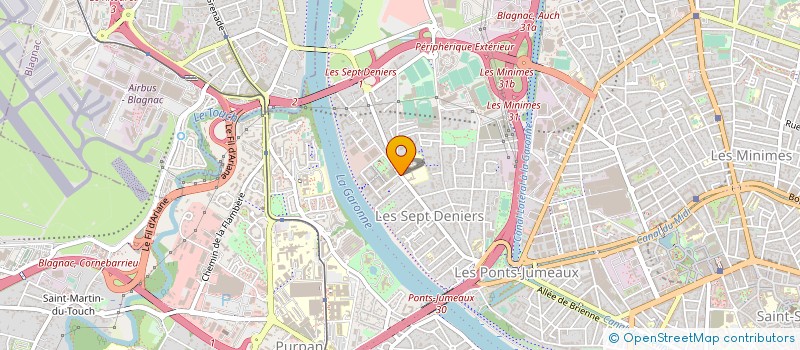 localisation de l'entreprise MUSIC'HALLE à TOULOUSE